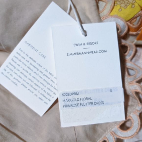 SOLD🆕Zimmermann Primrose Flutter Mini Dress - Picture 8 of 11